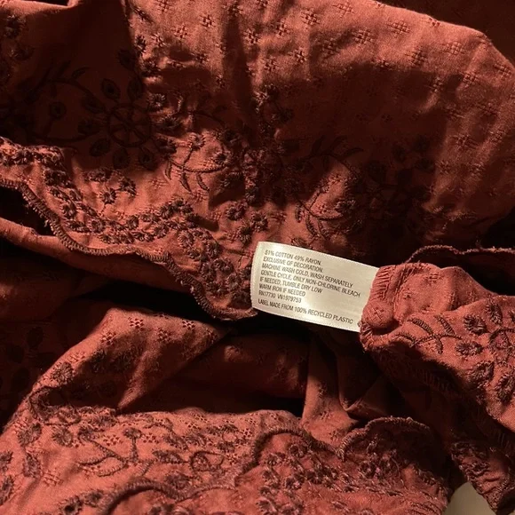 New universal thread Prairie vintage cotton Women size large dress With … - Picture 4 of 4